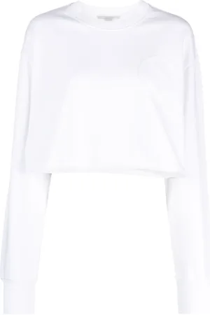 Stella McCartney S-Wave cropped sweatshirt
