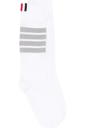 Thom Browne 4-bar stripe mid calf socks