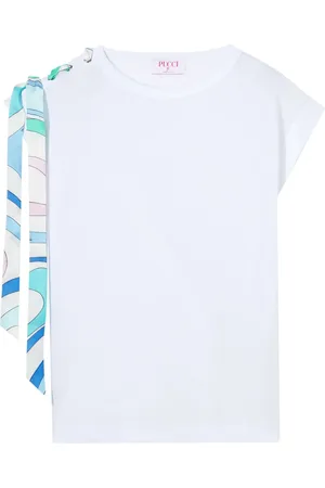 Puccini Marmo-print cotton T-shirt