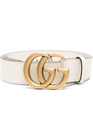 Gucci Double G-buckle leather belt