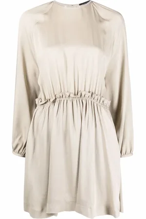 Fabiana Filippi Gathered-waist mini dress