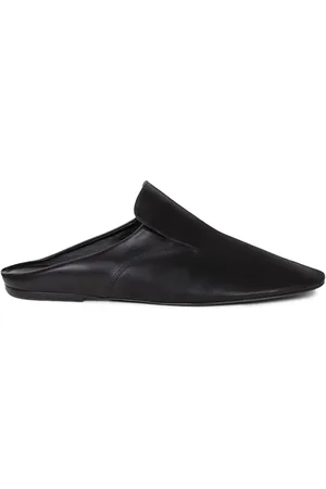 DRIES VAN NOTEN Paneled leather mules