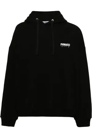 Fiorucci Raised-logo cotton hoodie