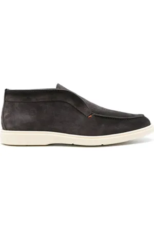 santoni Slip-on suede boots