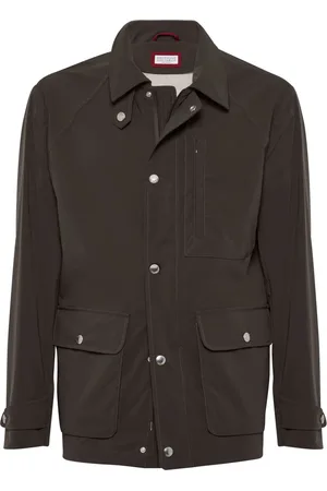 Brunello Cucinelli Raglan-sleeve field jacket