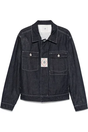 C.P. Company Logo-patch denim jacket