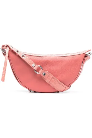 By Far Gib crocodile-embossed shoulder bag