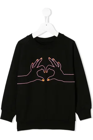 Wauw Capow by Bangbang Embroidered Love sweatshirt