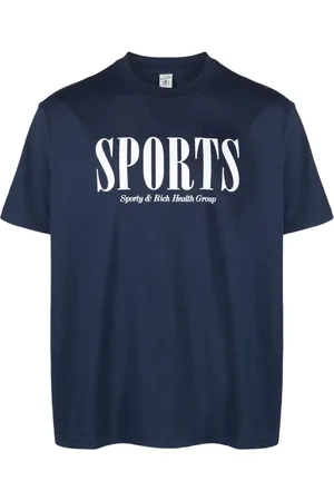 Sporty & Rich Text-print cotton T-shirt
