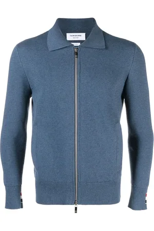 Thom Browne Front zip-fastening knit jacket