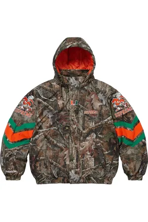 Supreme X Mitchell & Ness NCAA Stadium bomber jacket