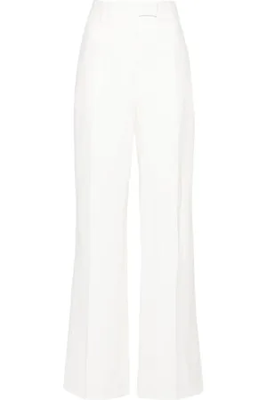 Salvatore Ferragamo Chambray straight trousers