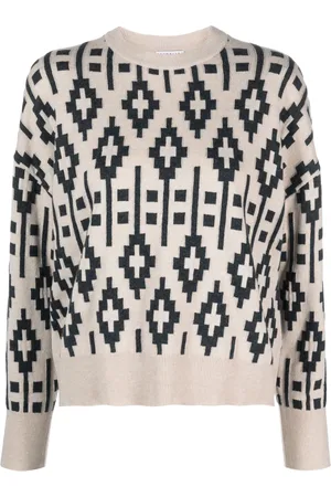 Brunello Cucinelli Jacquard virgin wool-blend jumper