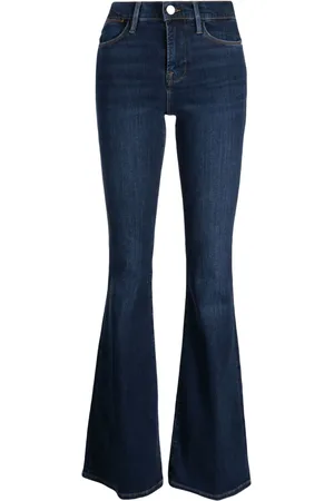 Frame Mid-rise flared jeans