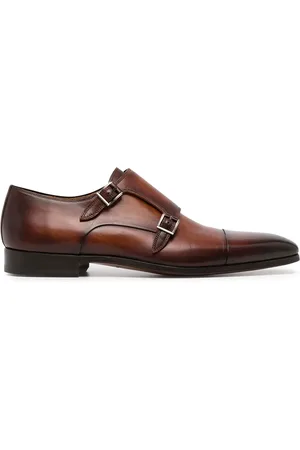 Magnanni Double-buckle monk shoes