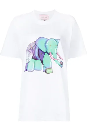 Natasha Zinko Visionz elephant print T-shirt