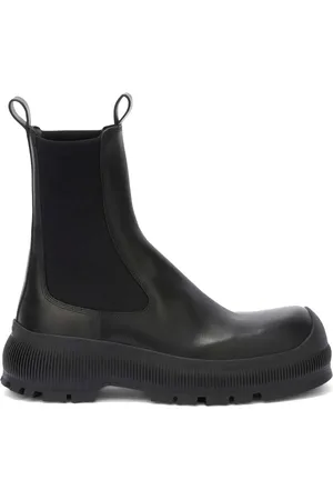 Jil Sander Logo-embossed leather boots