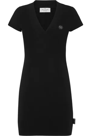 Philipp Plein Rhinestone-embellished T-shirt dress
