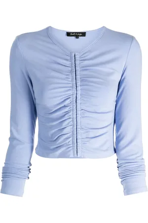 tout a coup Ruched cropped cardigan
