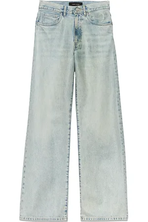 Purple Brand Low-rise wide-leg jeans