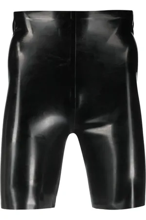 Maison Margiela Latex biker shorts