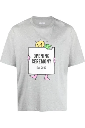 Opening Ceremony Light bulb box logo print T-shirt