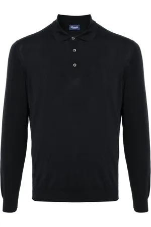 DRUMOHR Fine-knit polo shirt