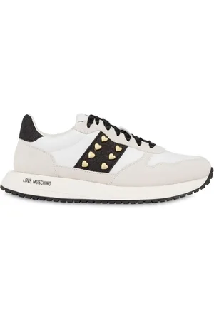 Moschino Heart stud-embellished sneakers
