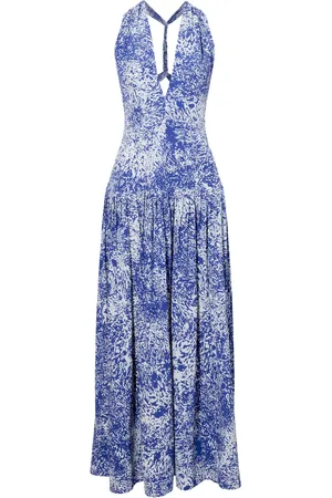 Proenza Schouler Abstract-print crepe dress