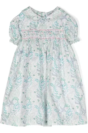 SIOLA Floral-print cotton dress set