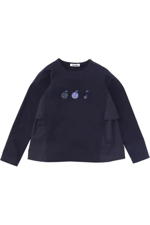 Familiar Ruffled cotton T-shirt