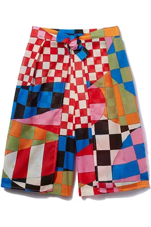 PUCCI Junior Giardino-print shorts