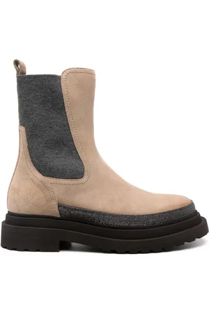 Brunello Cucinelli Suede Chelsea boots