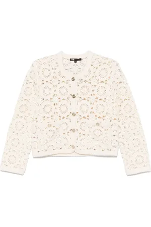 Maje Floral-motif cardigan