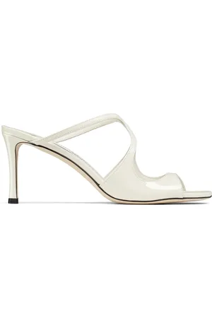 Jimmy Choo Anise 75mm patent-leather mules