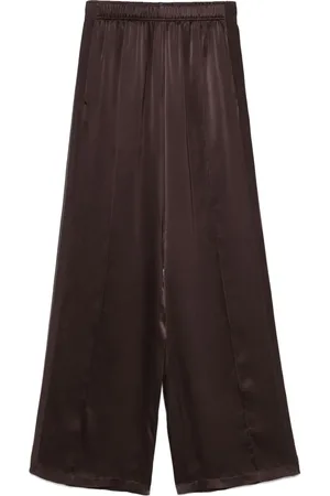 FORTE FORTE Satin straight-leg trousers