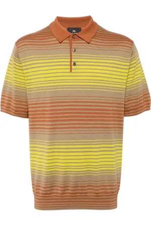Paul Smith Striped merino wool polo shirt