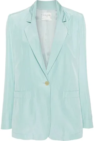 FORTE FORTE Single-breasted satin blazer