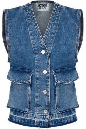 Moschino Cargo denim vest
