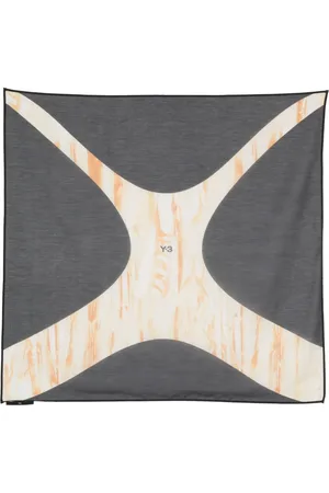 Y-3 Abstract-print scarf
