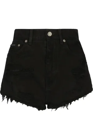Dolce & Gabbana Distressed-effect denim shorts
