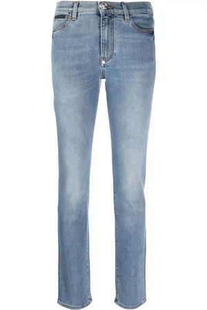 Philipp Plein Mid-rise slim-cut jeans