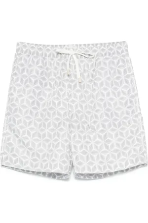 ELEVENTY Floral-print swim shorts