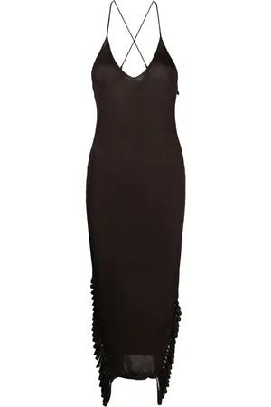 AISLING CAMPS Stalacite slip midi dress
