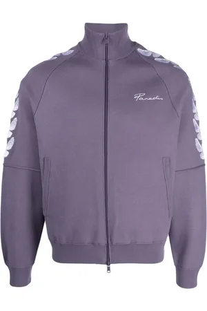 3PARADIS Dove-print zip-up sweatshirt