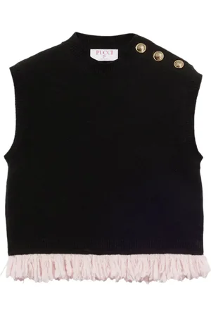 Puccini Fringed crop top