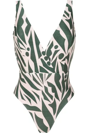 Lygia & Nanny Evita abstract-print one-piece