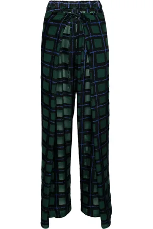 HENRIK VIBSKOV Check-pattern straight trousers