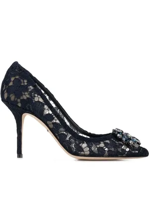 Dolce & Gabbana Rainbow Lace 90mm brooch-detail pumps