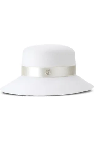 Le Mont St Michel New Kendall strap-detail wool hat
